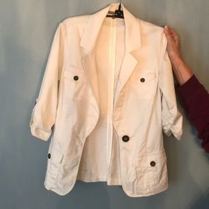 Charlotte Russe white blazer